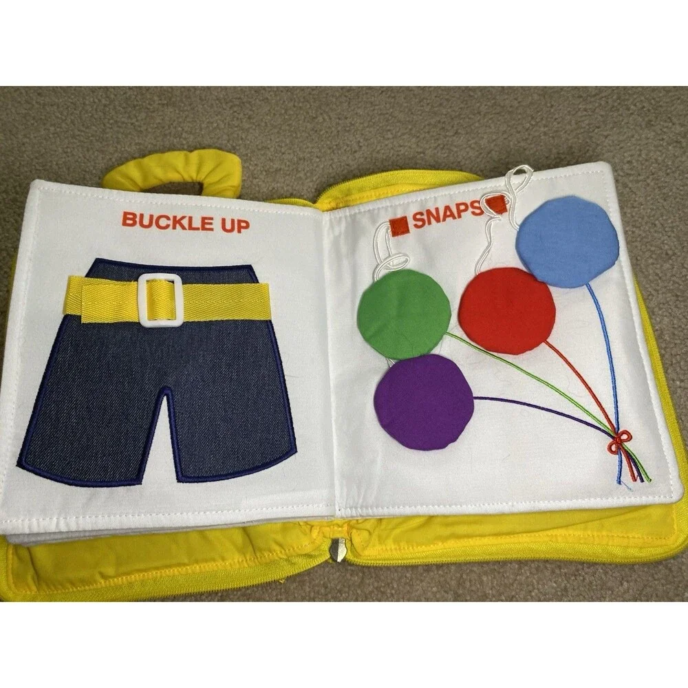 deMoca My Quiet Book Montessori Sensory Toddler Busy Activity Toy Travel Skills